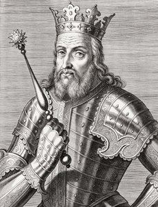 Król Portugalii Alfons IV. Portret. autorstwa Unknown artist