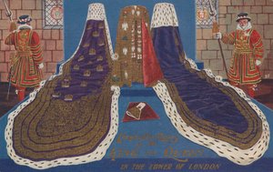 Szaty koronacyjne króla Edwarda VII autorstwa Unknown Artist