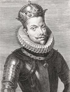Król Hiszpanii Filip III i jako Filip II król Portugalii. Portret. autorstwa Unknown artist