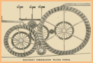 Kratzers Combination Water Power autorstwa Unknown Artist