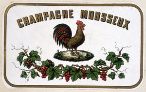 Etykieta „Szampan Musujący””. s.d.. autorstwa Unknown artist