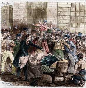 Cholera, Paryż, kwiecień 1832. autorstwa Unknown artist