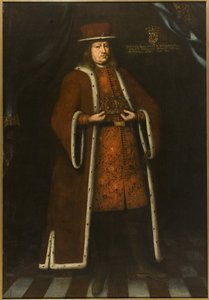 Hrabia Per (Pierre) Brahe, zwany Młodszym, Portret Hrabiego Per Brahe Młodszego (1602-1680), Anonim. olej na płótnie autorstwa Unknown artist
