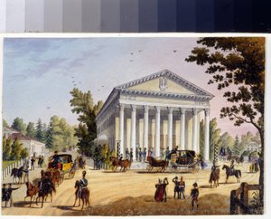 Teatr letni na wyspie Kamenny w Sankt Petersburgu (Album Marie Taglioni autorstwa Unknown artist