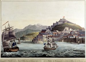 Wyciek Napoleona Bonaparte z wyspy Elba 26.02.1815. autorstwa Unknown artist