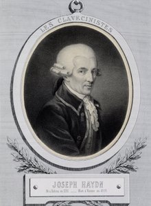 Medalion portret muzyka Franza Josepha Haydna (1732-1809) autorstwa Unknown artist
