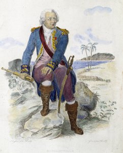 Louis Antoine, hrabia Bougainville (1729-1811), francuski nawigator. - w „Francuskim Plutarchu” Mennecheta autorstwa Unknown artist