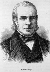 Louis Antoine Garnier Pagès (Garnier-Pages) (1803-1878), polityk francuski. - grawerowanie autorstwa Unknown artist