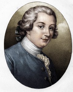 Louis Gresset (1709-1777), francuski pisarz. autorstwa Unknown artist