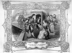 Ludwik XIV i Francoise d