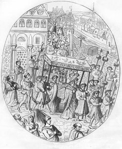 Marsz korporacji jubilerów w XV wieku. autorstwa Unknown artist