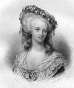 Marie Therese of Savoie Carignan (1749-1792), księżniczka Lamballe. autorstwa Unknown artist