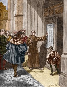Marcin Luter (1483-1546) wieszał 95 tez w Wittenberdze