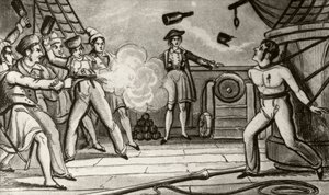 Masakra kapitana Skinnera autorstwa Unknown artist