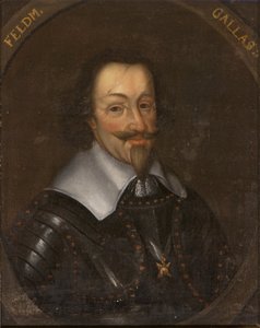 Matthias Gallas, hrabia Campo i książę Lucery, austriacki generał - Portret Matthiasa Gallasa (1584-1647), hrabia Campo, książę Lucery, Anonim Olej na płótnie. Wymiary : 65x55 cm. Muzeum Narodowe w Sztokholmie autorstwa Unknown artist
