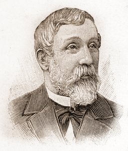 Członkowie Academie Francaise w 1895 r.: portret Alfreda Mezieresa (1826-1915), historyka literatury, francuskiego polityka i eseisty. autorstwa Unknown artist
