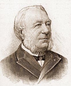 Członkowie Akademii Francuskiej w 1895 r.: portret Marie Louis Antoine Gaston Boissier (1823-1908), francuskiego historyka i filologa. autorstwa Unknown artist