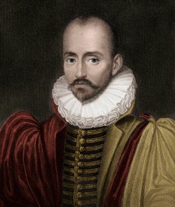 Michel Eyquem de Montaigne 1533-1592 - rycina - XIX wiek autorstwa Unknown artist