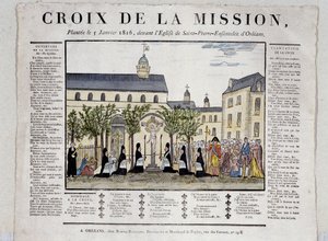 Krzyż misyjny - Croix de la Mission, zasadzony 5 stycznia autorstwa Unknown artist