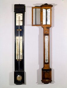 Model XIX-wiecznych barometrów rtęciowych. autorstwa Unknown artist