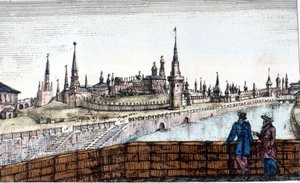 Moskwa, Moskwa. Rytownictwo autorstwa Unknown artist