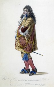 Pan Jourdain w „The burżuazyjny dżentelmen” Moliera autorstwa Unknown artist