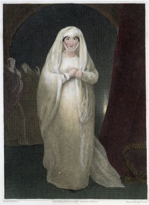 Pani Siddons w roli Lady Makbet w sztuce Szekspira „Makbet”, deb. 19 wiek autorstwa Unknown artist
