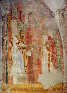 Malowidła ścienne w kościele klasztoru benedyktynów w Lambach, Górna Austria (fresk) autorstwa Unknown artist