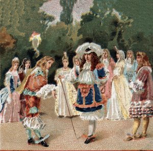 Nicolas Fouquet (1615-1680) otrzymał Ludwika XIV znanego jako Le Roi-Soleil (Król Soleil lub Ludwik Wielki autorstwa Unknown artist