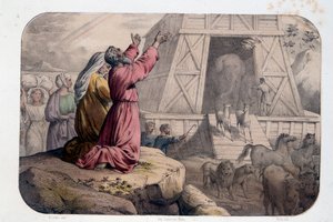 Arka Noego - Wyjście z Arki Noego - Biblia autorstwa Unknown artist
