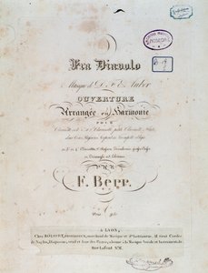 Wernisaż opery komicznej Fra Diavolo, czyli Hotelery Terracine D. F. Aubera autorstwa Unknown artist