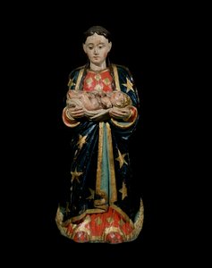 Matka Boża przebaczenia (rzeźba z drewna polichromowanego) autorstwa Unknown artist