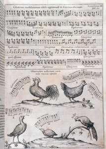 Strona z Musurgii (1650) autorstwa Unknown artist