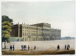 Pałac Schonbrunn w XIX wieku autorstwa Unknown artist