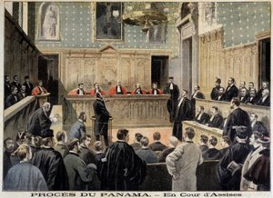 Sprawa Panama: sąd przysięgłych – w „”Le Petity Journal”” z dnia 02.01.2018 r. autorstwa Unknown artist