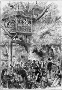Impreza w Sceaux Park w 1873 roku. autorstwa Unknown artist