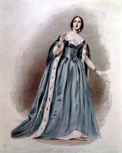 Pauline Viardot - Garcìa (1821-1910), francuska piosenkarka. w roli Desdemony. Otello Gioacchino Rossiniego. autorstwa Unknown artist