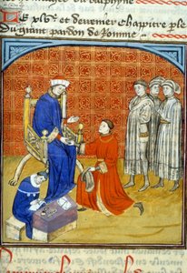 Filip VI, 512, 356r: Wniosek o zezwolenie do Biblioteki Miejskiej w Tuluzie (tel: 05 62 27 66 66) autorstwa Unknown artist