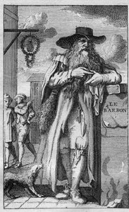 Pierre de Montmaur (1576 -1650) erudyta, francuski poeta łacińskiego wyrazu - grawer autorstwa Unknown artist