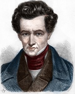 Portret Armand Carrel (1800-1836), francuski dziennikarz. autorstwa Unknown artist