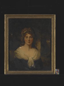 Portret dziewczynki (olej na płótnie) autorstwa Unknown artist