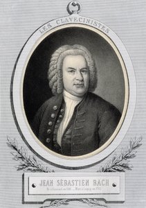 Portret w medalionie – Jean Sebastien Bach (Johann Sebastian Bach autorstwa Unknown artist