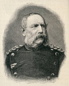 Portret ALBERTA króla saskiego (1828-1902), żołnierza, który brał udział w bitwie pod Sedanem. rytownictwo autorstwa Unknown artist
