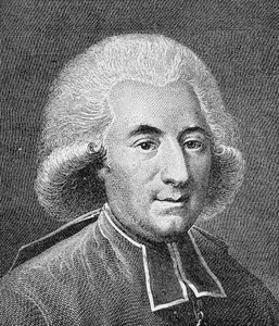 Portret księdza Faucheta (1744 - 1793). Rycina z końca XIX wieku w „Histoire de France” H. Martina. autorstwa Unknown artist