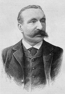 Portret Alberta Sorela (1842 - 1906). Rycina z końca XIX wieku w „Histoire de France” H. Martina. autorstwa Unknown artist