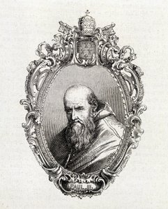 Portret Alessandro Farnese, Pawła III (1468 - 1549) papieża od 1534 do 1549. autorstwa Unknown artist