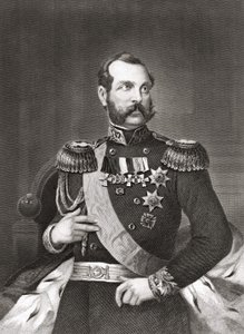 Portret Aleksandra II Nikołajewicza (1818 - 1881), cesarza Rosji. autorstwa Unknown artist