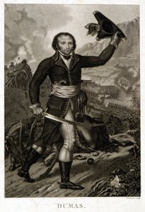 Portret Alexandre Davy Dumas (1762-1806), ojciec Alexandre Dumas Ojciec autorstwa Unknown artist