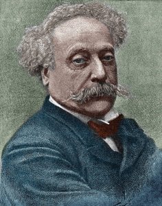 Portret Alexandre Dumas Jr. (1824-1895), francuskiego pisarza. autorstwa Unknown artist