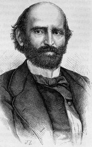 Portret Alexandre Glais-Bizoin (1800 - 1877). Rycina z końca XIX wieku w „Histoire de France” H. Martina. autorstwa Unknown artist